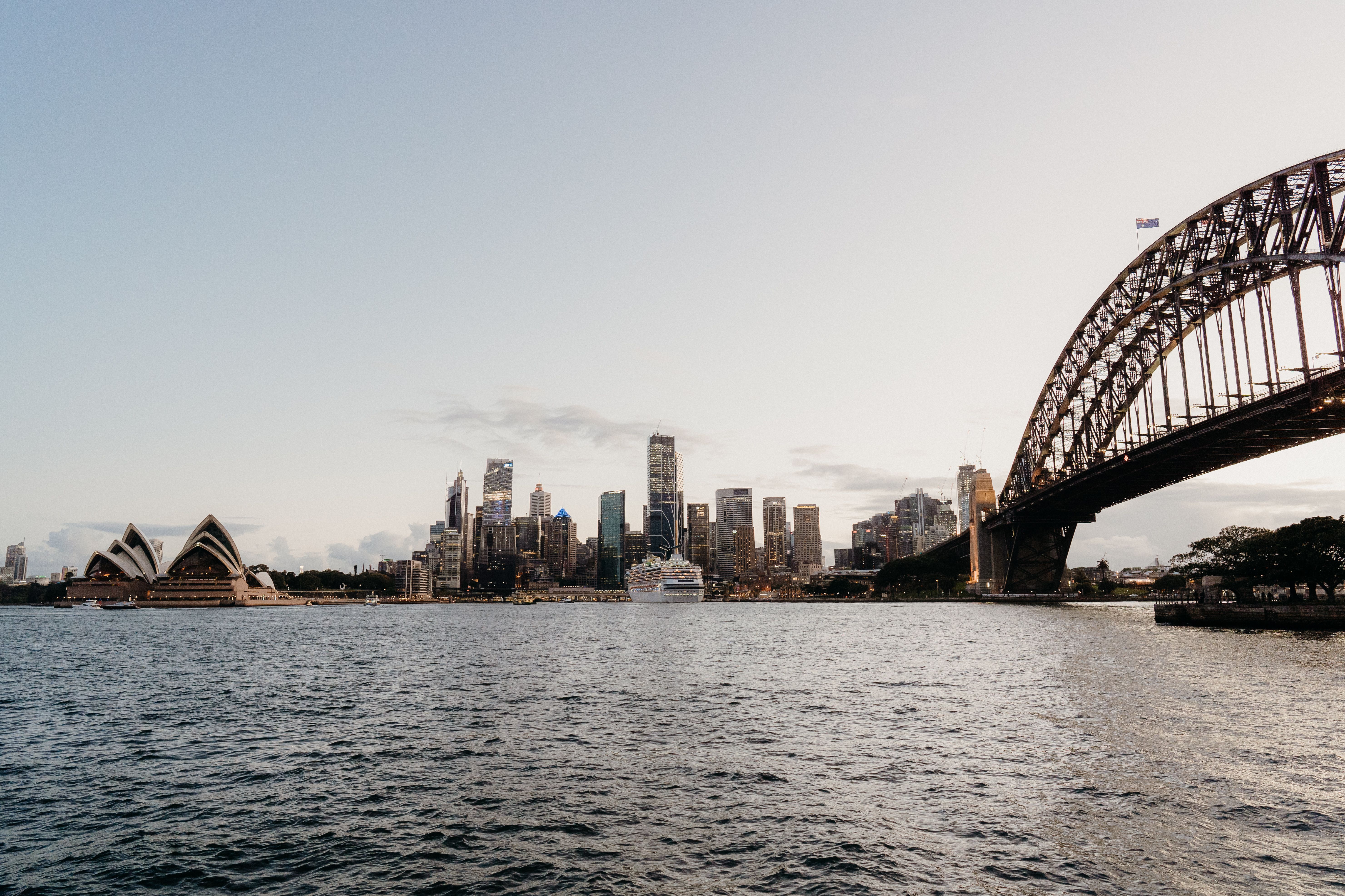 Sydney Harbour and the iconic Sydney Opera House and Harbour Bridge